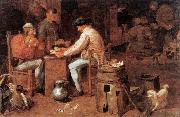 BROUWER, Adriaen The Card Players fd china oil painting reproduction